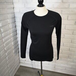 Wind River Ladies Size Small Black Light Fleece Lined T-Max Heat Athletic Top